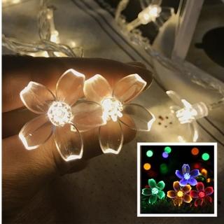 【北熊天空】櫻花燈串 40燈 led燈串 戶外露營裝飾燈 景觀燈 庭園造景 氣氛燈(戶外燈串 LED燈串 聖誕燈串)