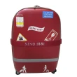 【SNOW.bagshop】大小一組行李箱台灣製造加大容量固束帶(三段鋁合金拉桿設計附海關鎖雙加寬飛機輪)