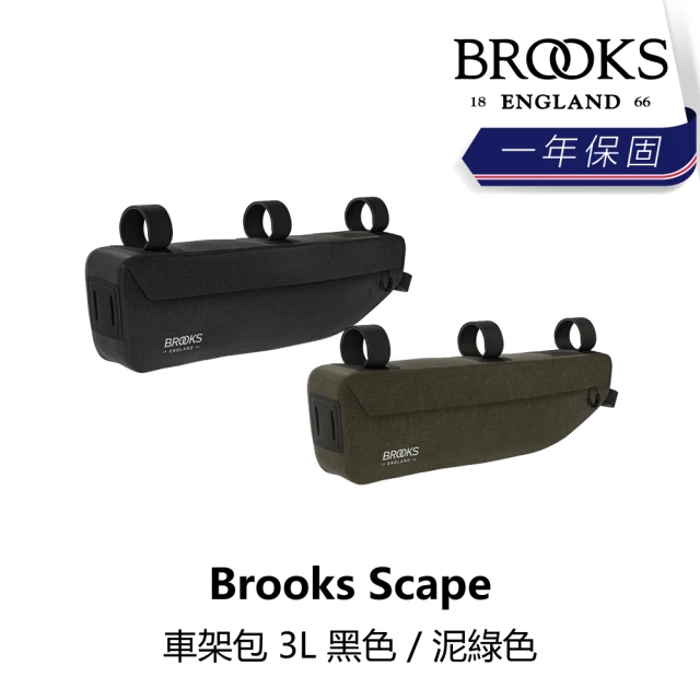 BROOKSBROOKS Scape 車架包 3L 黑色/泥綠色(B2BK-XXX-XXSCPN)