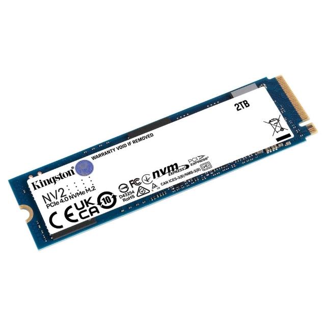 【Kingston 金士頓】2TB NV2 PCIe 4.0  M.2固態硬碟(原廠三年保固)