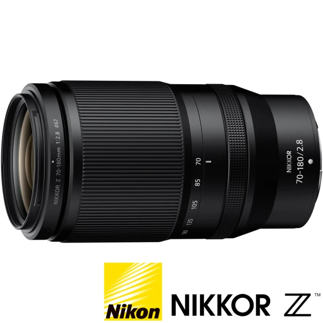 Nikon 尼康Nikon 尼康 NIKKOR Z 70-180mm F2.8 望遠大光圈變焦鏡頭(公司貨 Z系列 全片幅無反微單眼鏡頭)