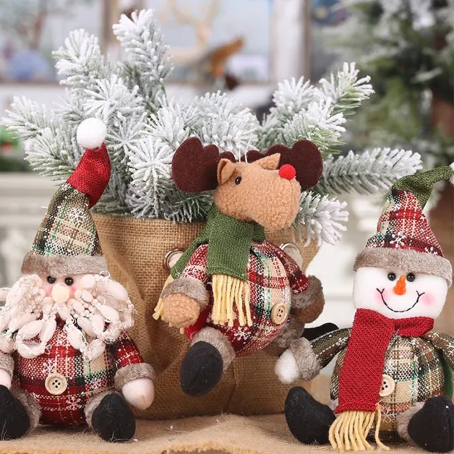 【GIFTME5】聖誕玩偶掛件3款入(聖誕樹裝飾 聖誕節 交換禮物 節日佈置 居家裝飾 聖誕掛件 送禮)