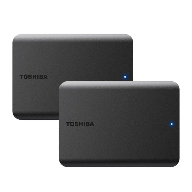 【TOSHIBA 東芝】2入組 ★ Canvio Basics A5 4TB 2.5吋行動硬碟