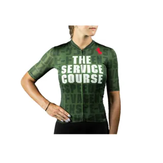 【The Service Course】Speedvagen Race Jersey 女性競賽車衣 軍綠色
