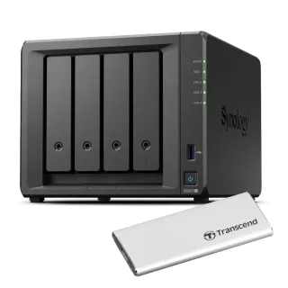 【Synology 群暉科技】搭 250GB 外接 SSD ★ DS923+ 4Bay NAS 網路儲存伺服器