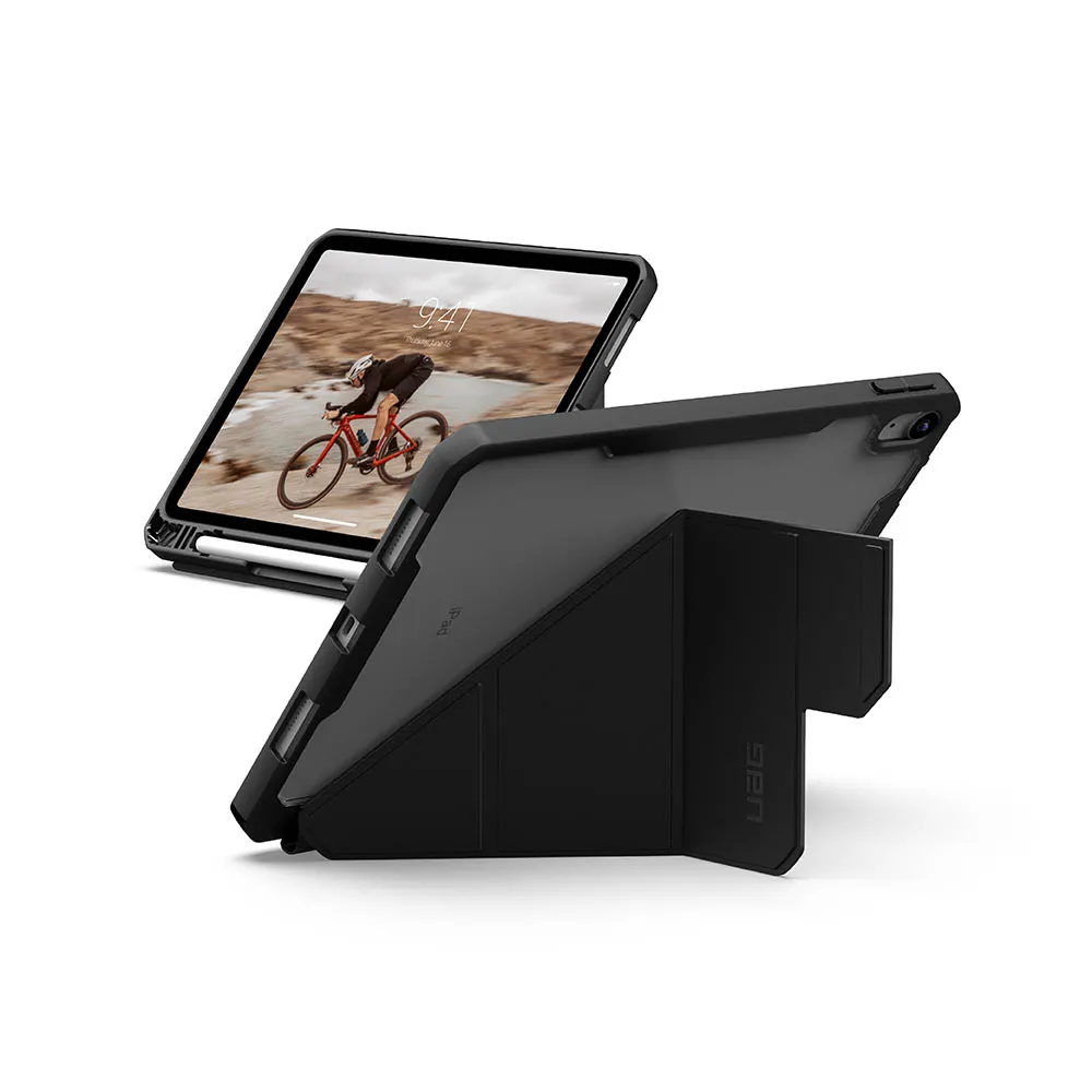 【UAG】iPad 10.9吋耐衝擊多角度保護殼-黑(防摔殼 平板殼保護殼)