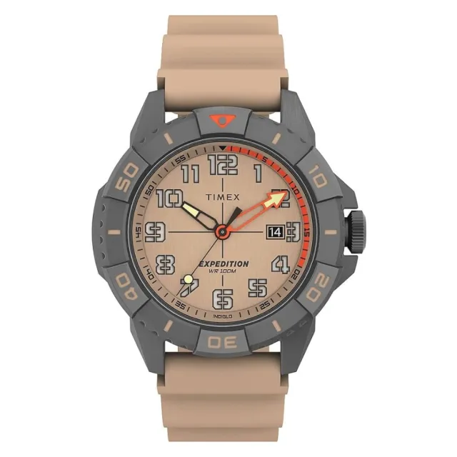 【TIMEX】天美時 遠征系列  41毫米軍事風格戶外手錶 淺褐色 TXTW2V40900