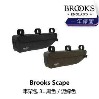【BROOKS】Scape 車架包 3L 黑色/泥綠色(B2BK-XXX-XXSCPN)
