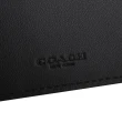 【COACH】滿版防刮logo 對折名片夾(黑灰)