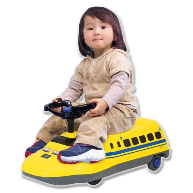 日本品牌A-KIDS 新幹線Dr.Yellow黃博士扭扭車(扭扭車 騎乘玩具 滑步車 學步車)