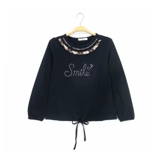 【Kinloch Anderson】格紋圓領親膚棉質長袖上衣 金安德森女裝(KA0963011 粉紫/黑)