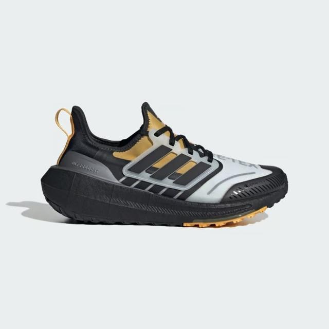 【adidas 愛迪達】Ultraboost Light GTX W 女 慢跑鞋 運動 戶外 路跑 防水 白黑黃(IE1781)