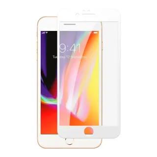 IPhone6 6S 9H滿版玻璃鋼化膜白框透明手機保護貼玻璃貼(Iphone6保護貼6S保護貼Iphone6鋼化膜6S鋼化膜)
