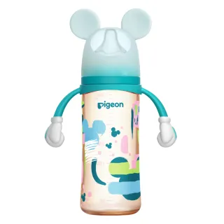 【Pigeon貝親 官方直營】迪士尼母乳實感PPSU奶瓶330ml米奇印象(MOMO獨家販售)