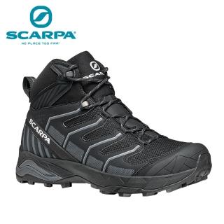【SCARPA】MAVERICK MID GTX 男 防水登山鞋/郊山鞋 藍-黑灰(090200-BlackGray)