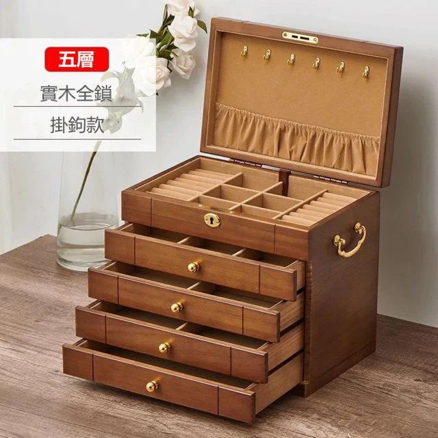 【XYG】首飾盒大容量多功能首飾收納盒(首飾盒/收納盒/展示盒)