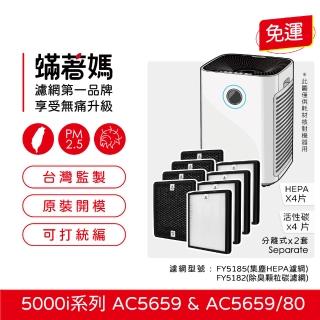 【著媽】濾網2套8入優惠組(適用 飛利浦 AC5659/80 AC5659 5000i FY5182/20 FY5185/20)
