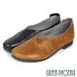 【GREEN PHOENIX 波兒德】女鞋 真皮娃娃鞋 包鞋 便鞋 平底(棕色、黑色)