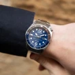 【CITIZEN 星辰】聖誕節推薦款 Eco-Drive光動能大三針腕錶 手錶 畢業 禮物(藍44mm AW1716-83L)