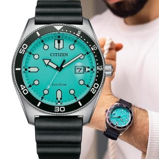 【CITIZEN 星辰】GENTS Eco-Drive光動能 大膽玩色潮流男錶 手錶 畢業 禮物 推薦(AW1760-14X)