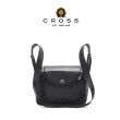 【CROSS】台灣總經銷 限量1折 頂級小牛皮側肩包 凱特系列 全新專櫃展示品(黑色 23款)