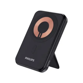 【Philips 飛利浦】10000mAh 立架式 磁吸無線快充行動電源(DLP2716Q)