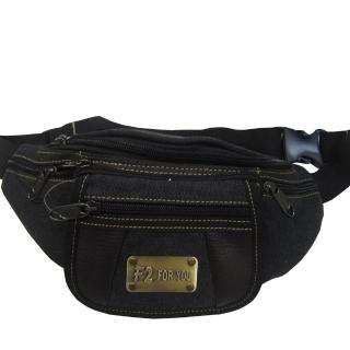 【SNOW.bagshop】腰包小容量貼身設計防水帆布+皮革材質外出休閒運動上班旅行防竊盜貼身男女全齡