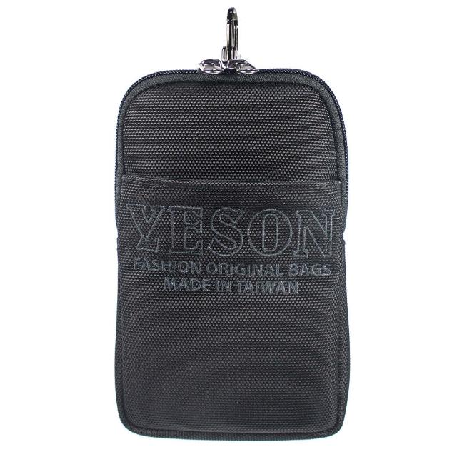 【YESON】母親節禮物 防潑水單層腰包(MG-586-20-黑)