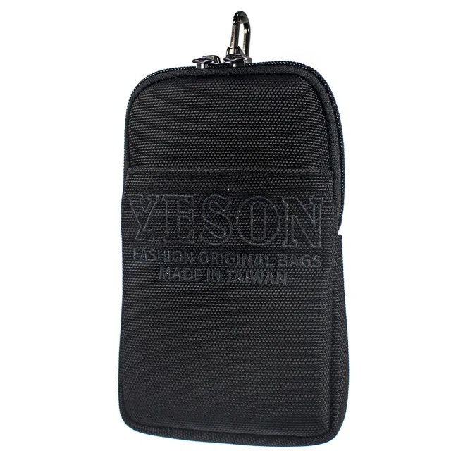 【YESON】防潑水單層腰包(MG-586-20-黑)