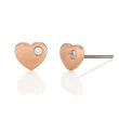 【MASSA-G】HEART 心型純鈦造型耳環(一對)