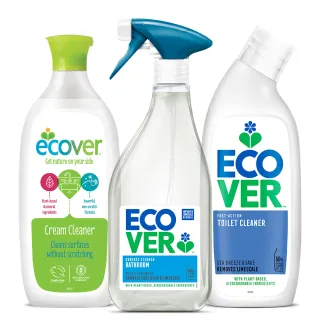 【ECOVER宜珂】綠生態萬用浴廁組(超值3入)