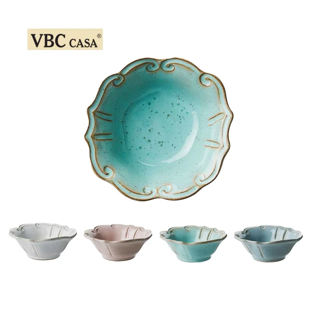 義大利La Ceramica VBC FONDACO巴洛克系列 18cm麥片碗--4色可選(義大利製手工麥片碗)