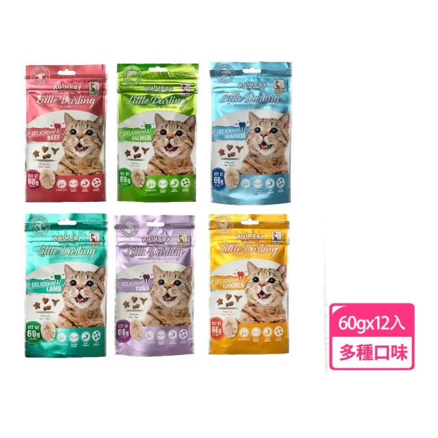 【Hulucat】卡滋化毛潔牙餅60g*12入
