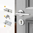 【ANTIAN】通用轉扭式水準鎖 臥室門把鎖套裝 木門把手鎖具 歐式衛浴門鎖