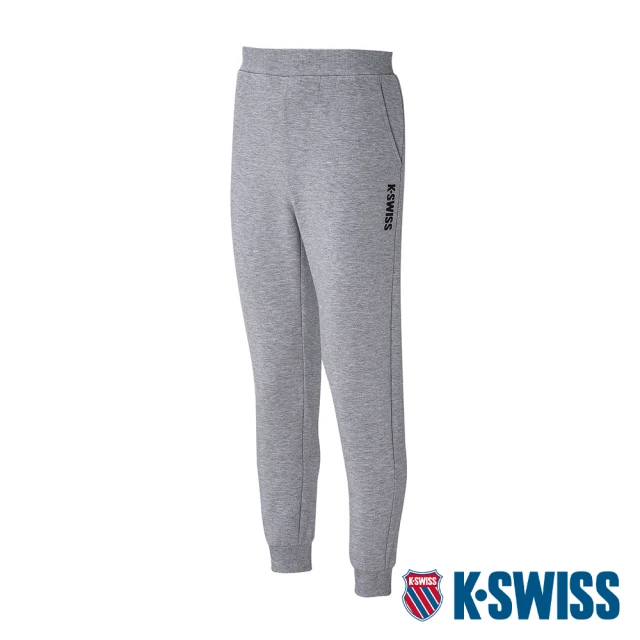 【K-SWISS】運動長褲 Sweat Pants-男-灰(109149-034)