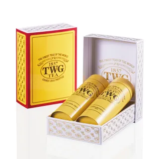 【TWG Tea】豔陽午茶茶組 Afternoon Sun Tea Set(伯爵金芽茶100gx1+蝴蝶夫人之茶100gx1)