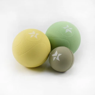 【Fun Sport】雷力斯-肌筋膜按摩球-3球組-收納袋*1-顏色隨機