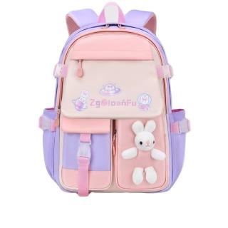【SUNSHINEBAG 日晴】甜美少女可愛兔書包(兒童書包 護脊書包 小學生書包 護脊兒童書包 後揹包 小學書包)