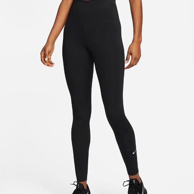【NIKE 耐吉】緊身長褲 訓練 AS W NK ONE DF HR TGHT 女款 黑(DM7279010)