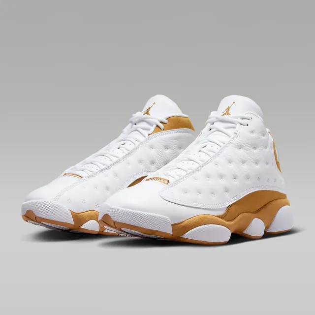 NIKE 耐吉】休閒籃球鞋運動鞋AIR JORDAN 13 RETRO 男鞋白咖啡