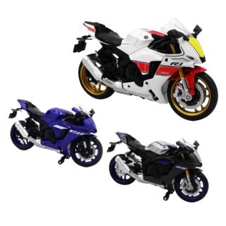 【瑪琍歐】1:12 Yamaha 山葉 YZF-R1M合金摩托車/644105(手動推移、滑行前進)