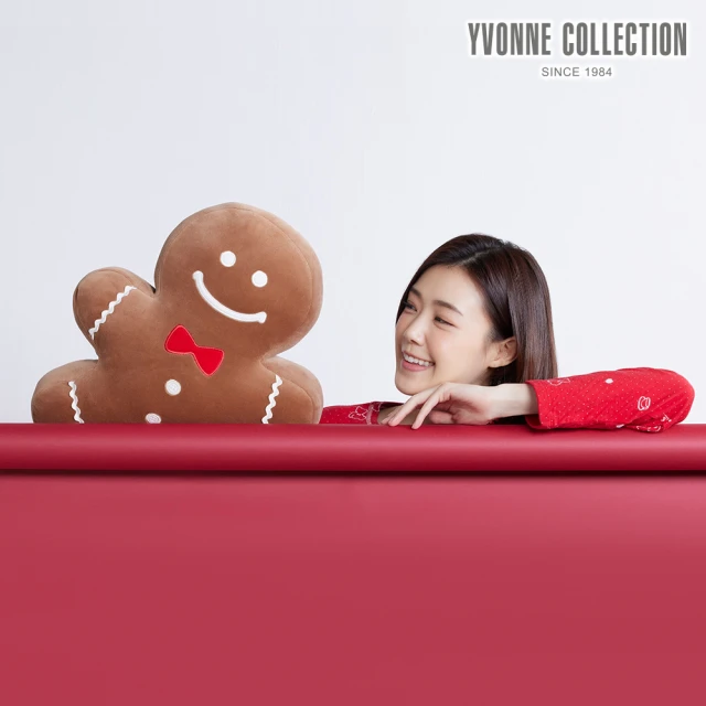 【Yvonne Collection】薑餅人立體抱枕(聖誕限定)