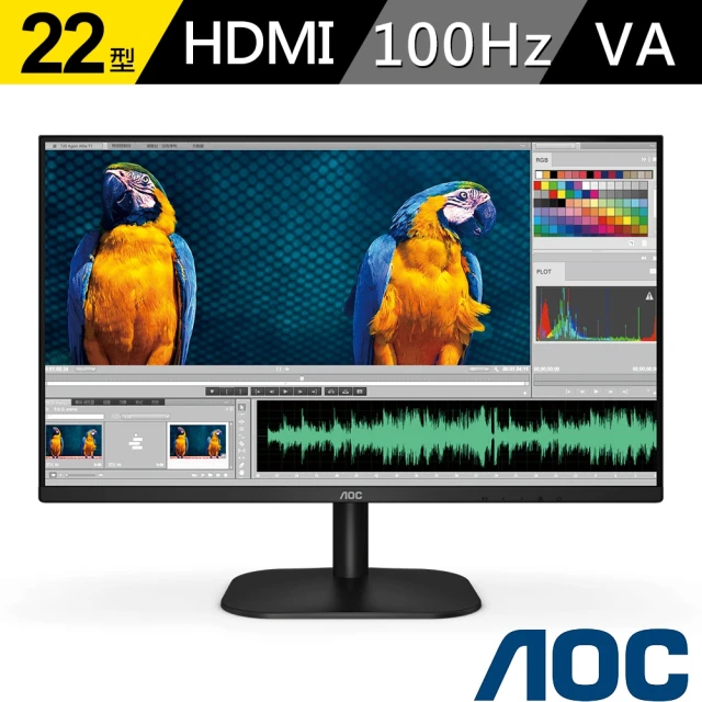 AOC 24B2HM2 24型 窄邊框廣視角螢幕折扣推薦