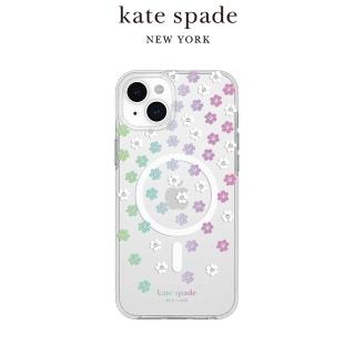 【KATE SPADE】iPhone 15 MagSafe 精品手機殼 幻彩小花(磁吸 iPhone14 / 13可共用)