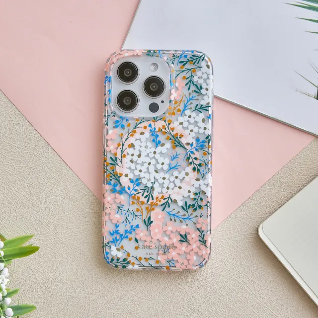 【KATE SPADE】iPhone 15 Pro Max MagSafe 精品手機殼 秘密花園(磁吸)