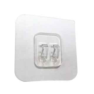 【PS Mall】免打孔無痕貼 塑膠牆壁掛勾卡扣 10入(J1972)