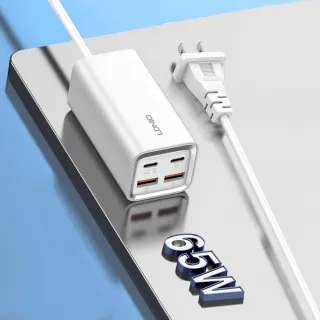 【LDNIO】65W 四孔桌面充電器 QC4.0超級快充充電頭 USB多孔位排插線板 電源延長線 1.5M