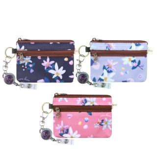 【uma hana】幾何花卉伸縮零錢卡片2入組防水的悠遊小零(悠遊卡套/伸縮卡套/零錢包/防水包)