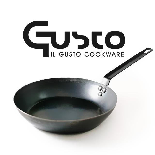 【GUSTO】24cm黑鐵平底鍋