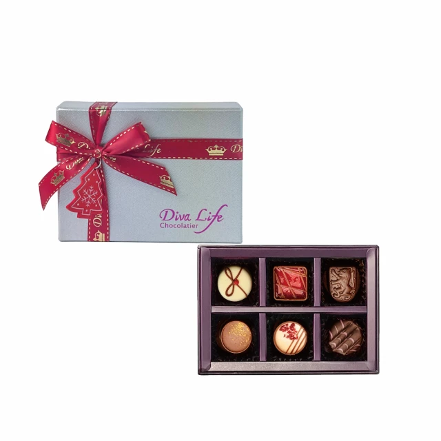 Diva Life 聖誕馬戲團比利時夾心巧克力經典12入禮盒